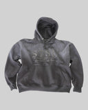 STSL® Hoodie "Soul Blackout" - Washed Black (450 GSM) - STSL
