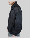 STSL® Hoodie "Soul Blackout" - Washed Black (450 GSM) - STSL