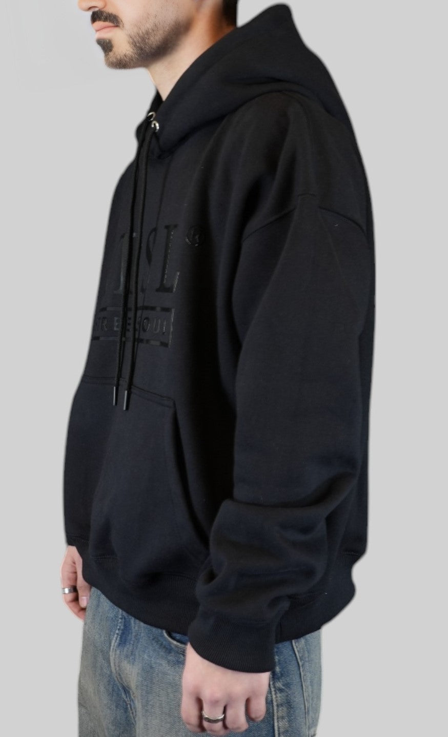 STSL® Hoodie "Pure Blackout" - Schwarz - STSL