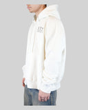 STSL® Zip-Hoodie "HeartCross White" (450GSM) - STSL