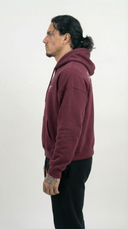 STSL® Cropped Hoodie – Saints Lost #2 (Burgundy) - STSL