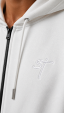 STSL Zip Hoodie – White