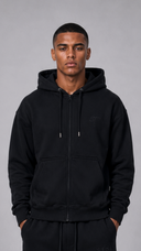 STSL Zip Hoodie – Eternal Black