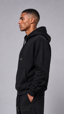 STSL Zip Hoodie – Eternal Black