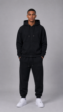 STSL Zip Hoodie – Eternal Black