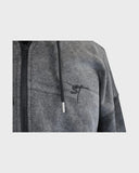 STSL Zip Hoodie – Washed Black - STSL