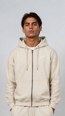 STSL Zip Hoodie – Sand Beige