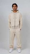 STSL Zip Hoodie – Sand Beige
