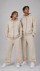 STSL Zip Hoodie – Sand Beige