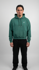 STSL® Cropped Hoodie – Saints Lost #1 (Dark Green) - STSL