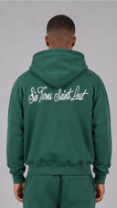 STSL® Cropped Hoodie – Saints Lost #1 (Dark Green)