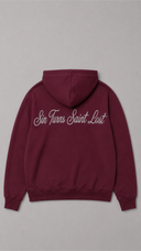 STSL® Cropped Hoodie – Saints Lost #2 (Burgundy)