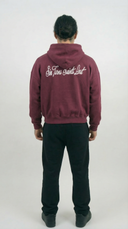STSL® Cropped Hoodie – Saints Lost #2 (Burgundy) - STSL