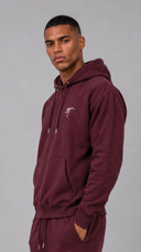 STSL® Cropped Hoodie – Saints Lost #2 (Burgundy)