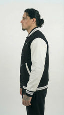 STSL® Varsity Jacket – Black/White - STSL