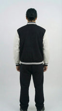 STSL® Varsity Jacket – Black/White - STSL