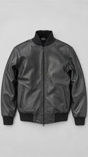 STSL® Leather Jacket – Black