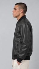 STSL® Leather Jacket – Black