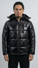 STSL® Puffer Jacket – Black Gloss