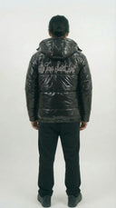 STSL® Sin Turns Gloss Puffer Jacket – Black Edition - STSL