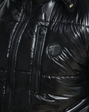STSL® Sin Turns Gloss Puffer Jacket – Black Edition Verkaufspreis