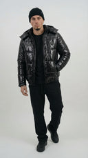 STSL® Sin Turns Gloss Puffer Jacket – Black Edition - STSL