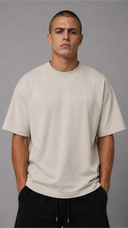STSL® Oversized T-Shirt - Sand Beige