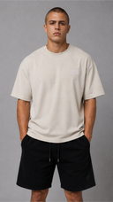STSL® Oversized T-Shirt - Sand Beige