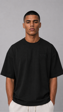 STSL® Essential Oversized T-Shirt – Pure Black