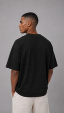 STSL® Essential Oversized T-Shirt – Pure Black