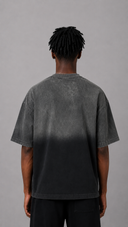 STSL® Essential Oversized T-Shirt – Black Fade
