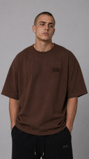 STSL® Essential Oversized T-Shirt – Dark Mocha