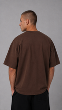 STSL® Essential Oversized T-Shirt – Dark Mocha