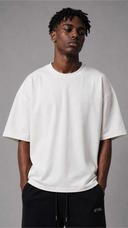 STSL® BlackHeart Collection Oversized T-Shirt – White Vision