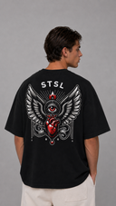 STSL® Soul Collection Oversized T-Shirt – Black Vision