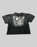 STSL® Soul Oversized T-Shirt – Black Fade Skull