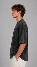 G-Shirt Washed Black - 220 GSM