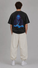 G-Shirt Washed Black - 220 GSM
