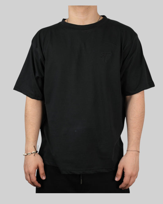 T-Shirt pure black, ST 220 GSM - STSL