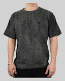 T-Shirt "Ash Basic" – Washed Black 220 GSM - STSL