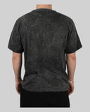 T-Shirt "Ash Basic" – Washed Black 220 GSM - STSL