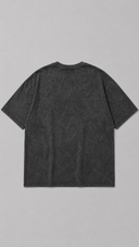 T-Shirt "Ash Basic" – Washed Black 220 GSM