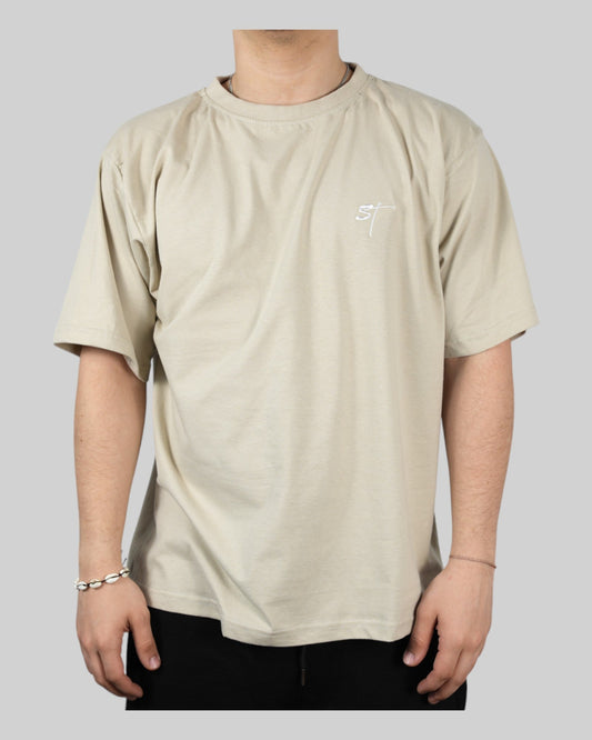 T-Shirt "Dust Plain" – Sand 220 GSM - STSL