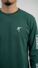 STSL® Heavyweight Longsleeve (350 GSM) – Saints Lost #1 (Green) - STSL