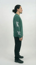STSL® Heavyweight Longsleeve (350 GSM) – Saints Lost #1 (Green) - STSL
