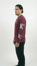 STSL® Longsleeve (350 GSM) – Saints Lost #2 (Burgundy) - STSL