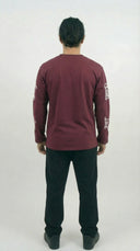 STSL® Longsleeve (350 GSM) – Saints Lost #2 (Burgundy) - STSL