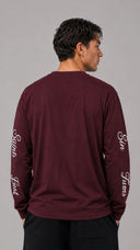 STSL® Longsleeve (350 GSM) – Saints Lost #2 (Burgundy)