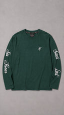 STSL® Heavyweight Longsleeve (350 GSM) – Saints Lost #1 (Green)