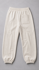 STSL® Joggers – Off White (Cuffed)